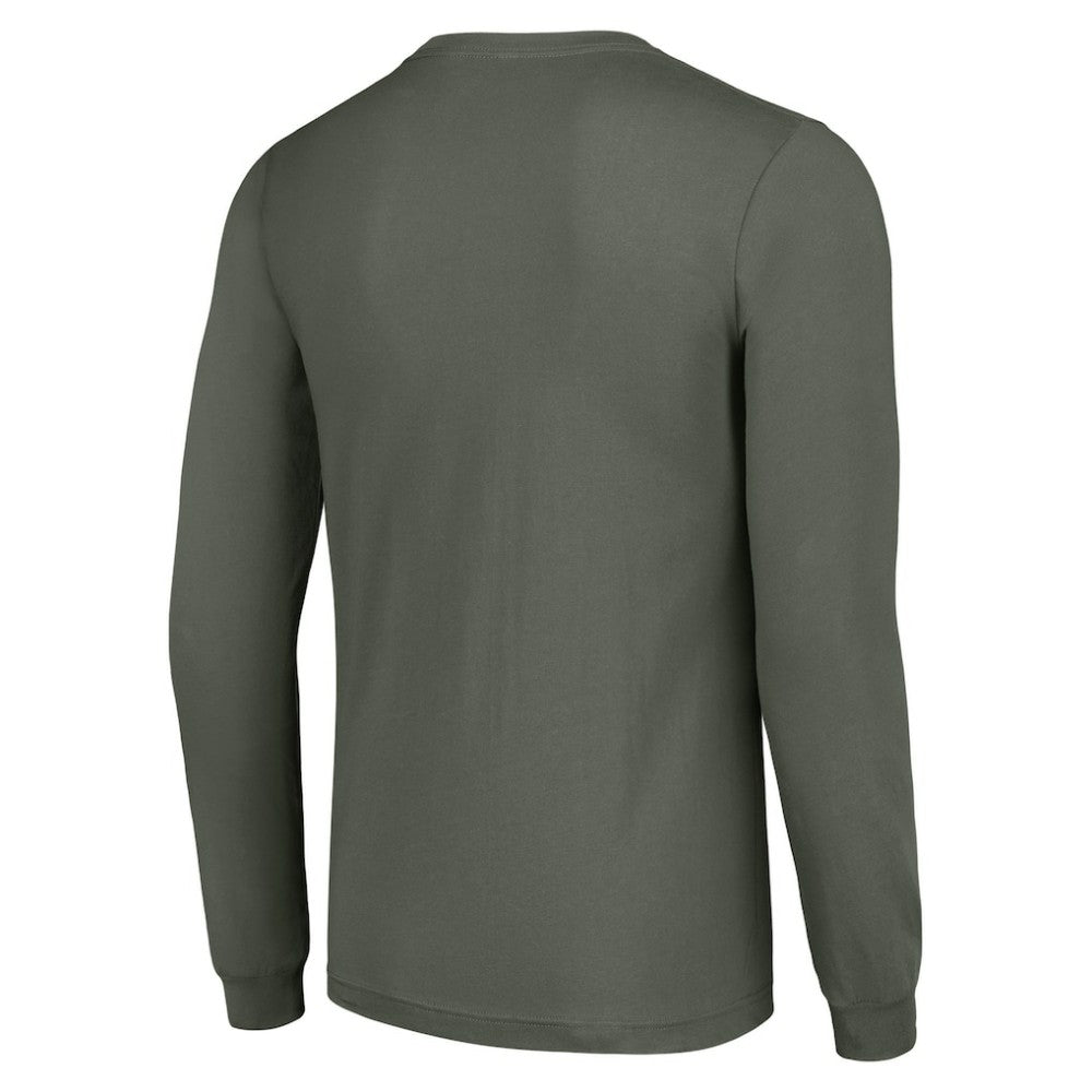 Minnesota Wild - Starter Team Logo Graphic Long Sleeve T-Shirt Olive