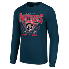 Florida Panthers - Starter Team Logo Graphic Long Sleeve T-Shirt Navy