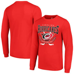 Carolina Hurricanes - Starter Team Logo Graphic Long Sleeve T-Shirt Red
