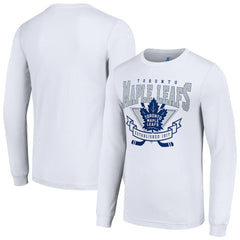 Toronto Maple Leafs - Starter Team Logo Graphic Long Sleeve T-Shirt White