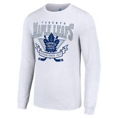 Toronto Maple Leafs - Starter Team Logo Graphic Long Sleeve T-Shirt White