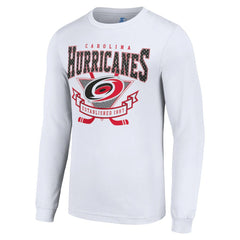 Carolina Hurricanes - Starter Team Logo Graphic Long Sleeve T-Shirt White