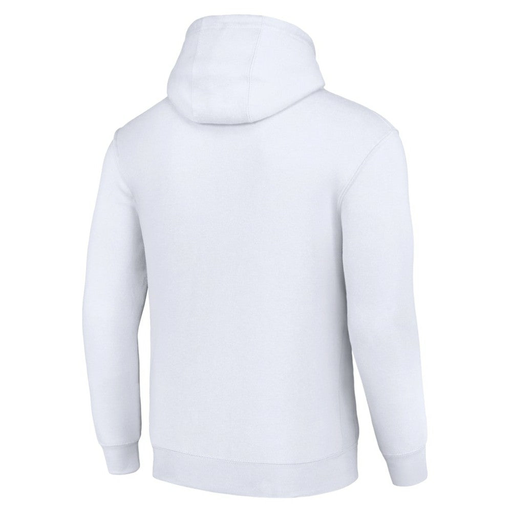 Columbus Blue Jackets - Starter Team Logo Graphic Fleece Tri-Blend Pullover Hoodie White