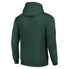 Dallas Stars - Starter Team Logo Graphic Fleece Tri-Blend Pullover Hoodie Olive