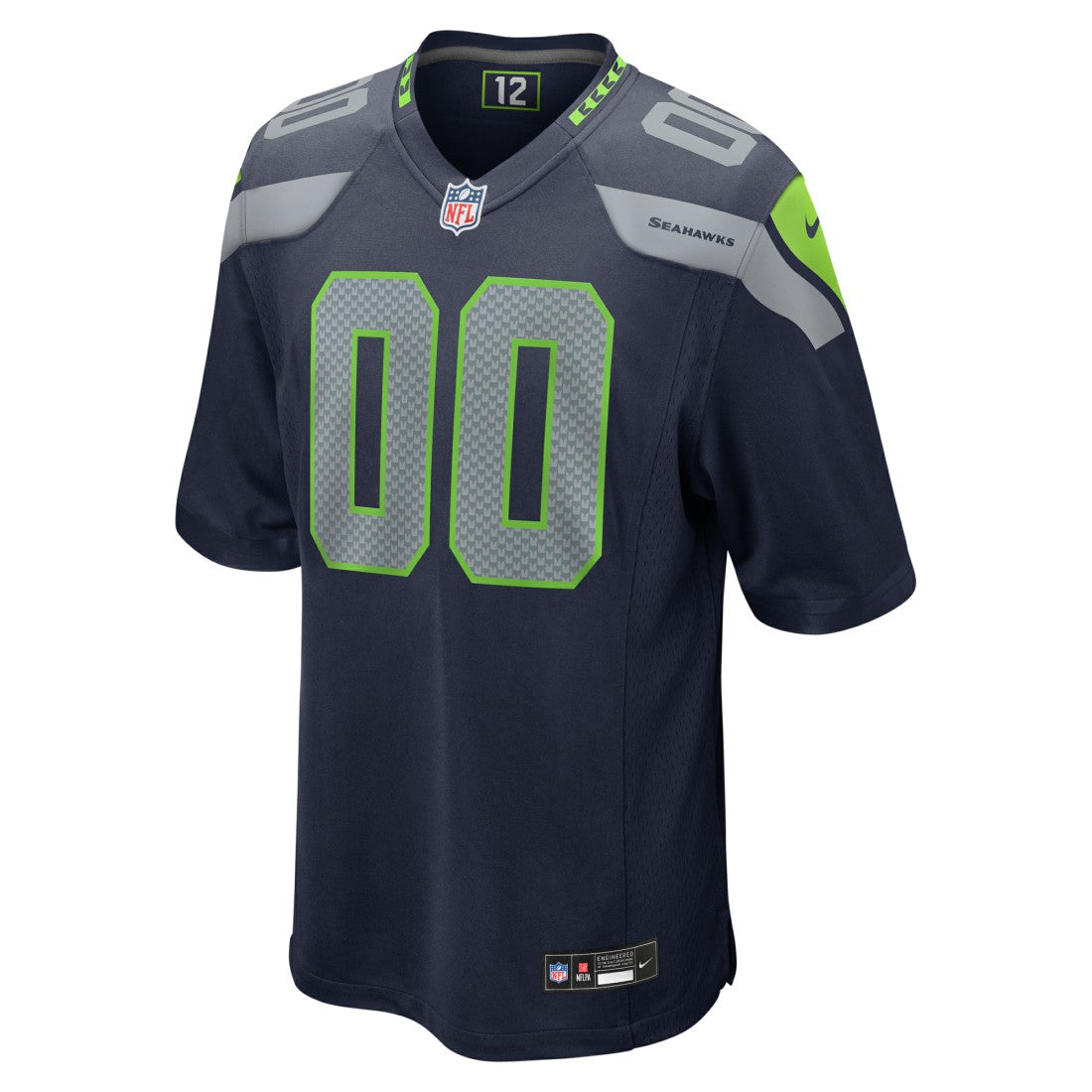 Seattle Seahawks Custom Game Jersey - College Navy | NFL Jerseys