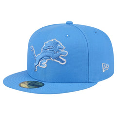 Detroit Lions New Era Omaha 59FIFTY Fitted Hat Blue - NFL