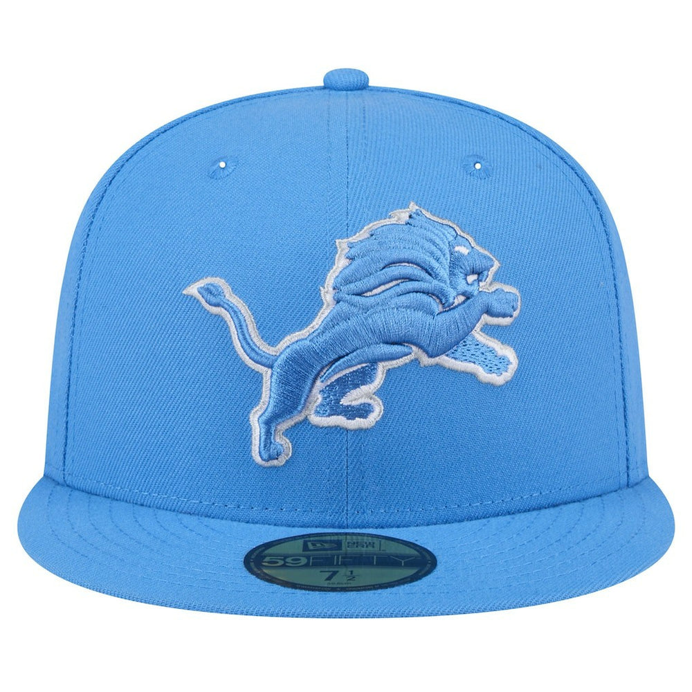 Detroit Lions New Era Omaha 59FIFTY Fitted Hat Blue - NFL