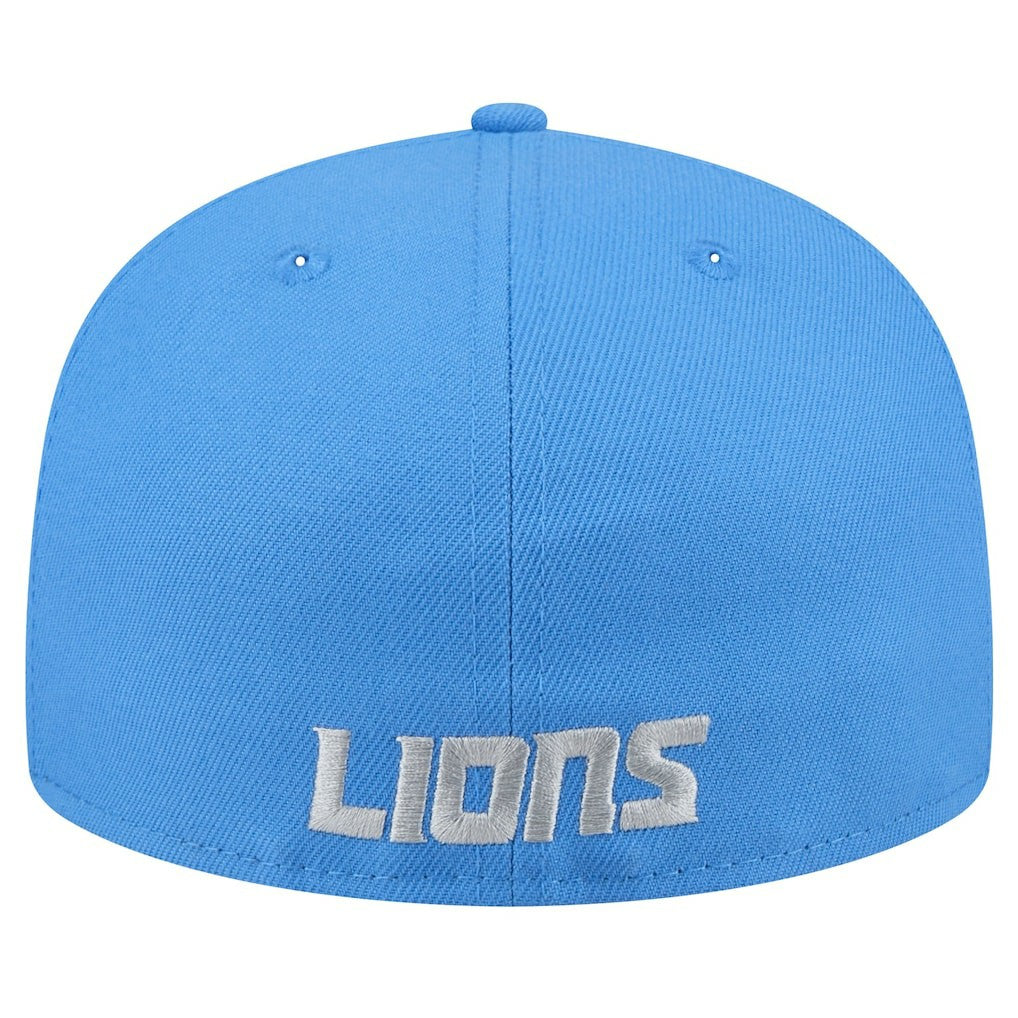 Detroit Lions New Era Omaha 59FIFTY Fitted Hat Blue - NFL