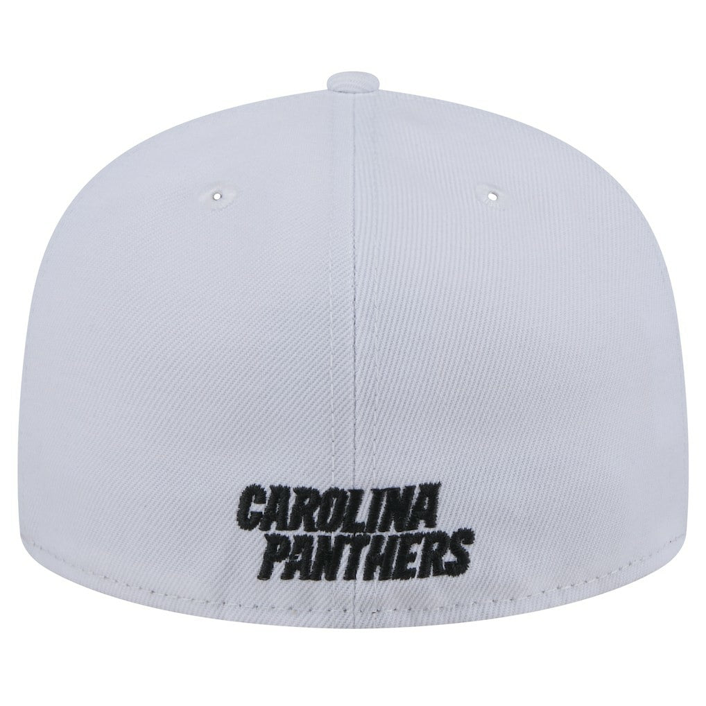Carolina Panthers New Era Omaha 59FIFTY Fitted Hat White - NFL