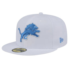 Detroit Lions New Era Omaha 59FIFTY Fitted Hat White - NFL