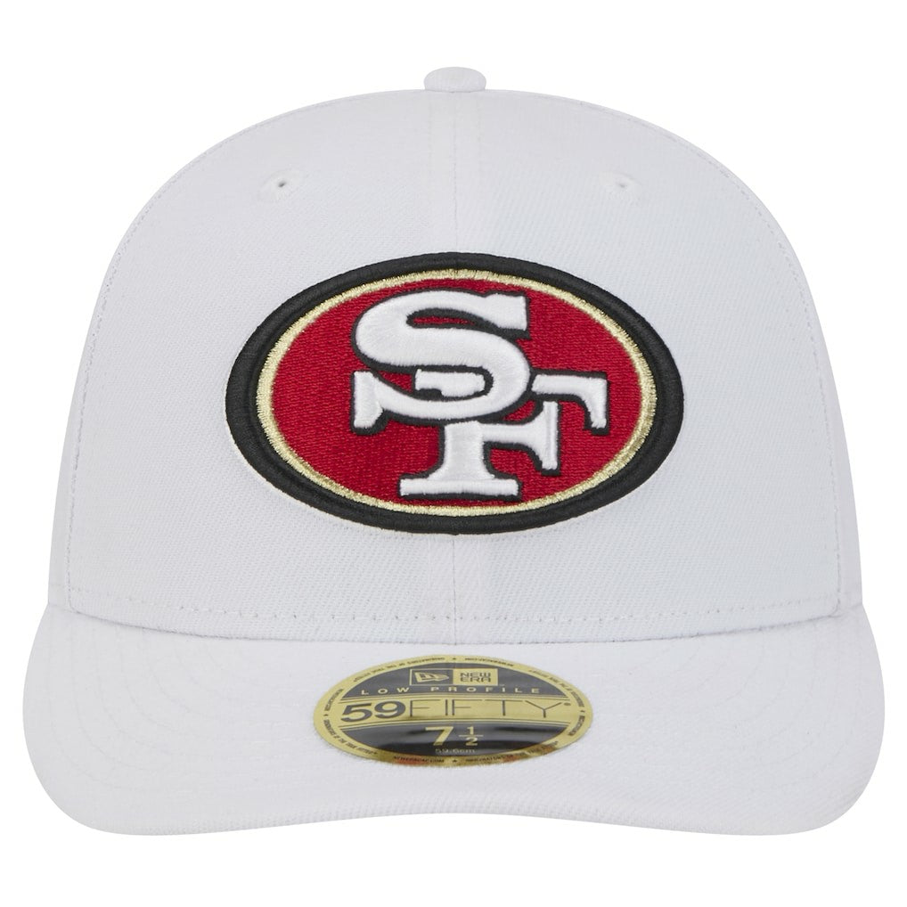 San Francisco 49ers New Era Omaha Low Profile 59FIFTY Fitted Hat White - NFL