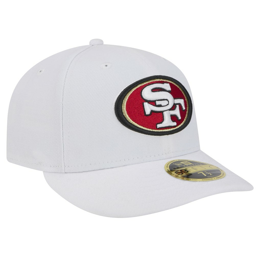 San Francisco 49ers New Era Omaha Low Profile 59FIFTY Fitted Hat White - NFL