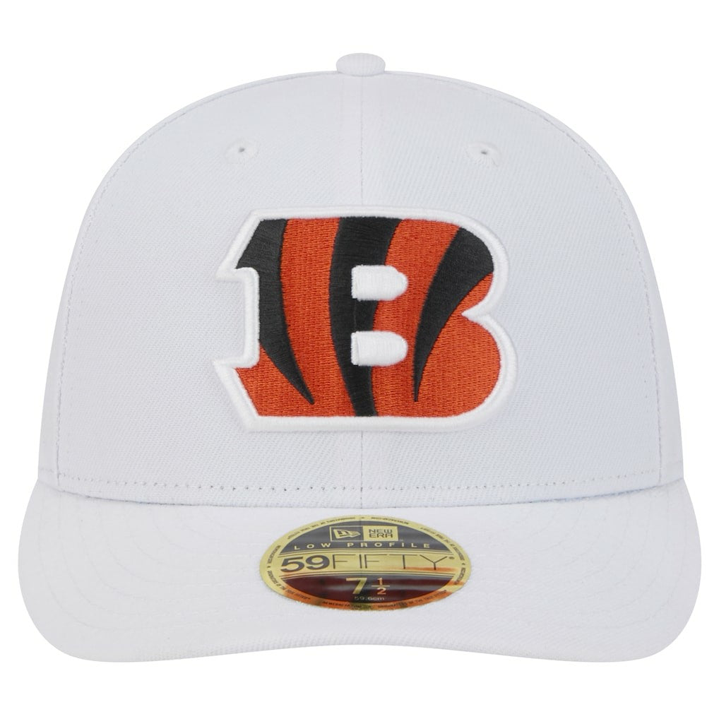 Cincinnati Bengals New Era Omaha Low Profile 59FIFTY Fitted Hat White - NFL