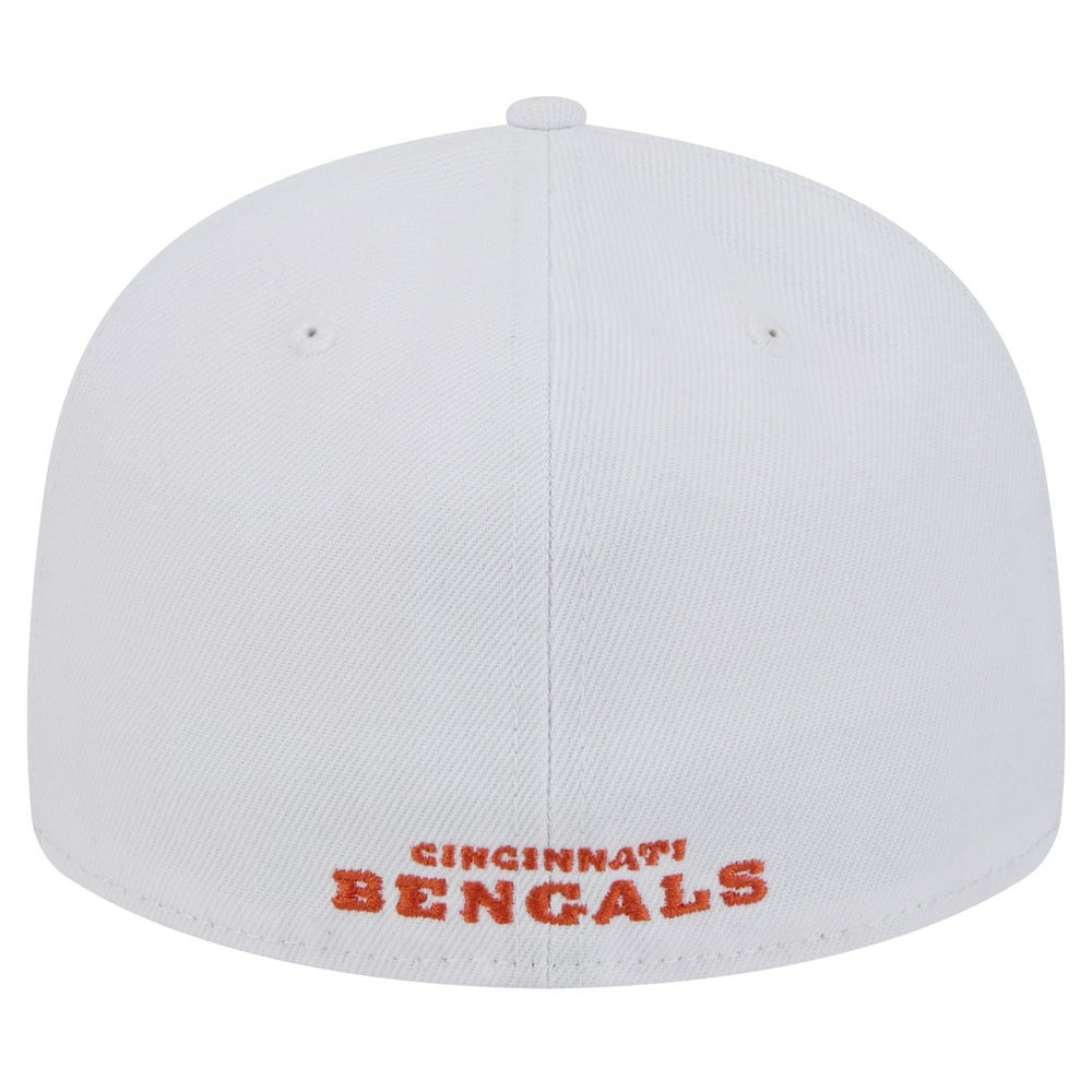 Cincinnati Bengals New Era Omaha Low Profile 59FIFTY Fitted Hat White - NFL