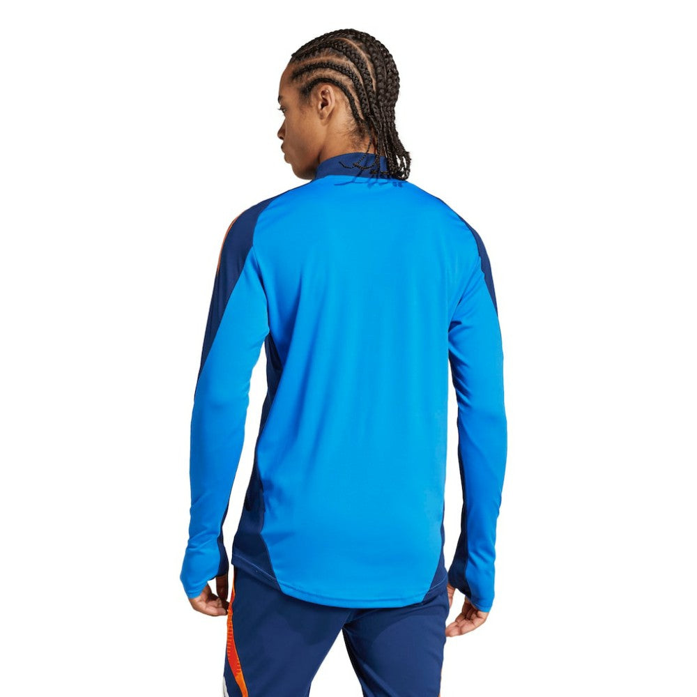 Adidas Juventus 2024/25 AEROREADY Raglan Quarter-Zip Training Top - Blue