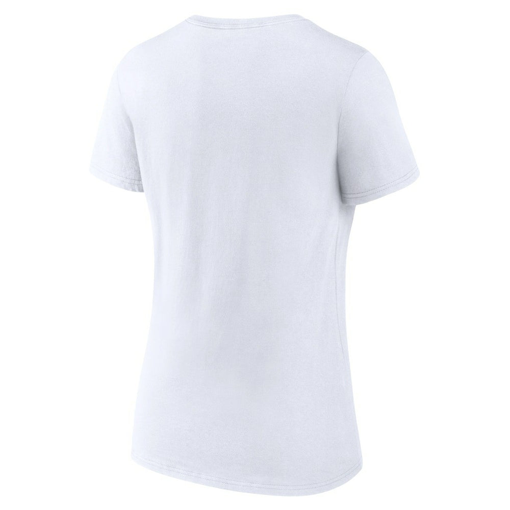 Houston Texans Women's Secondary Logo V-Neck T-Shirt White - NFL