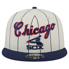 Chicago White Sox New Era Jersey Pinstripe 9FIFTY Snapback Hat Clearance