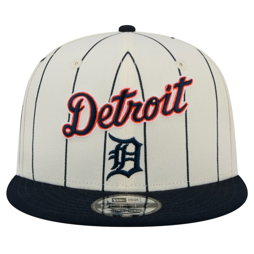 Detroit Tigers New Era Jersey Pinstripe 9FIFTY Snapback Hat On Sale