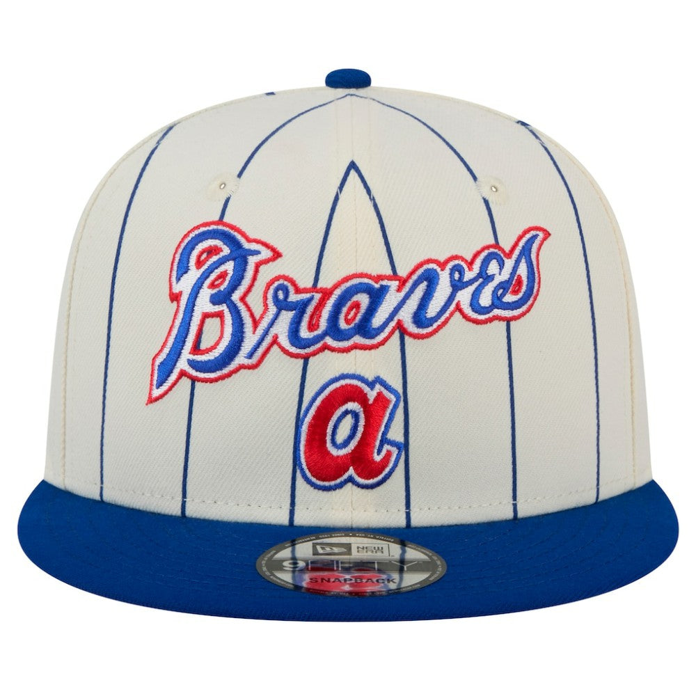 Atlanta Braves New Era Jersey Pinstripe 9FIFTY Snapback Hat Online