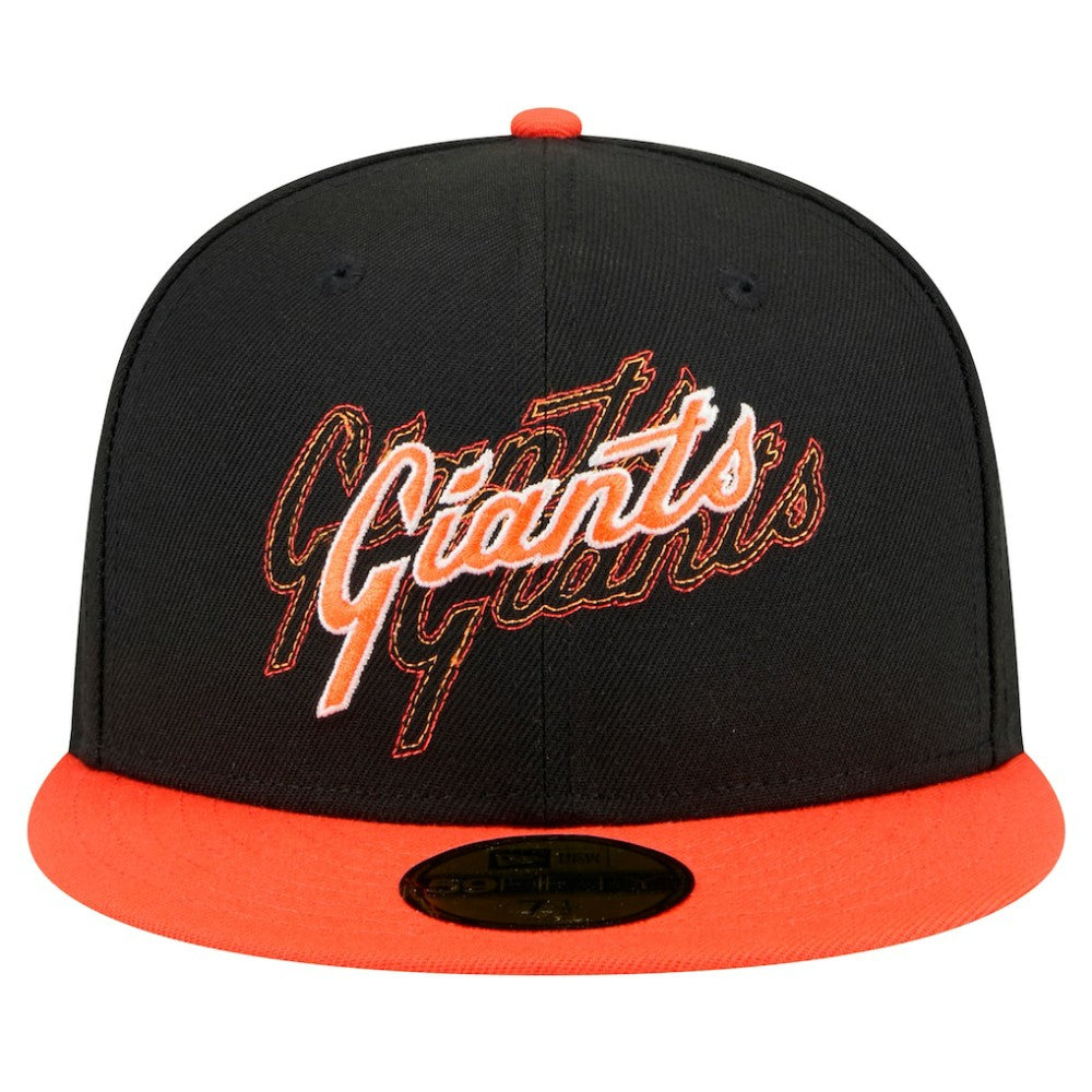 San Francisco Giants New Era Shadow Stitch 59FIFTY Fitted Hat Clearance