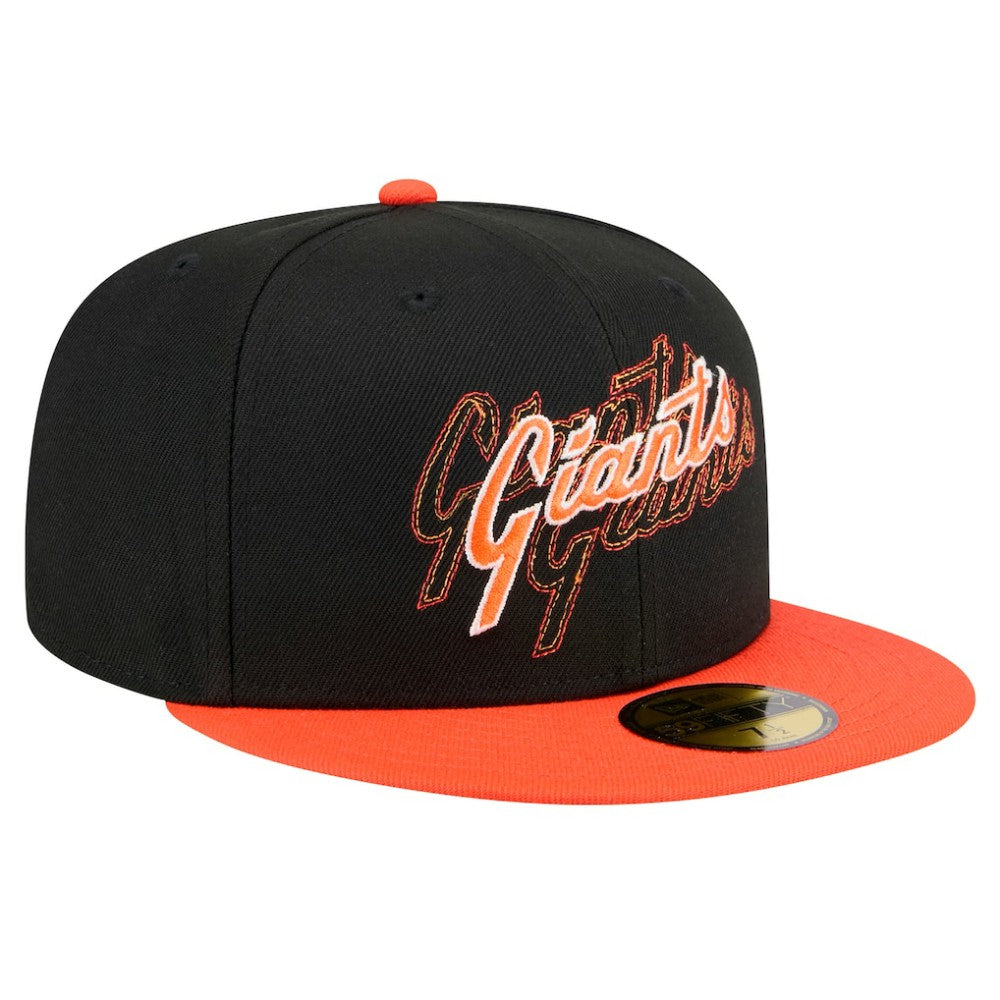 San Francisco Giants New Era Shadow Stitch 59FIFTY Fitted Hat Clearance