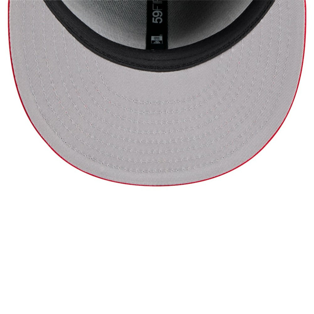Atlanta Braves New Era Shadow Stitch 59FIFTY Fitted Hat Lifestyle