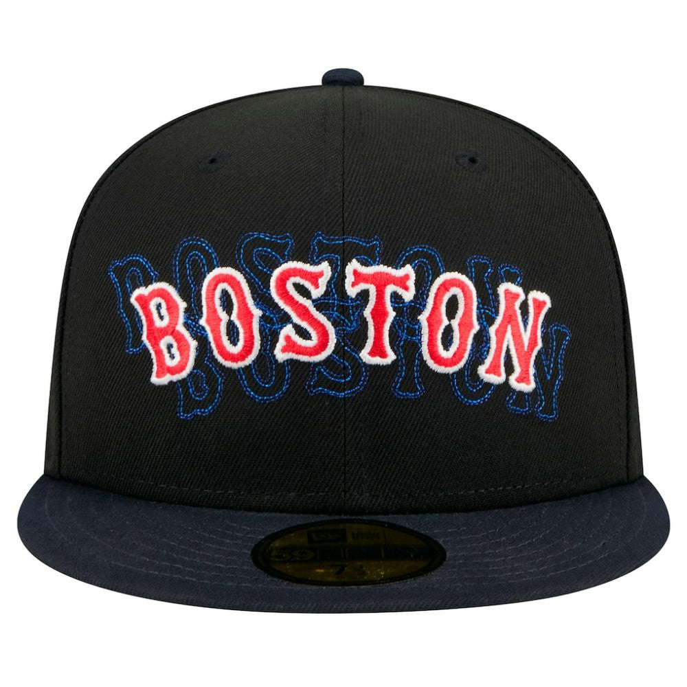 Boston Red Sox New Era Shadow Stitch 59FIFTY Fitted Hat for sale