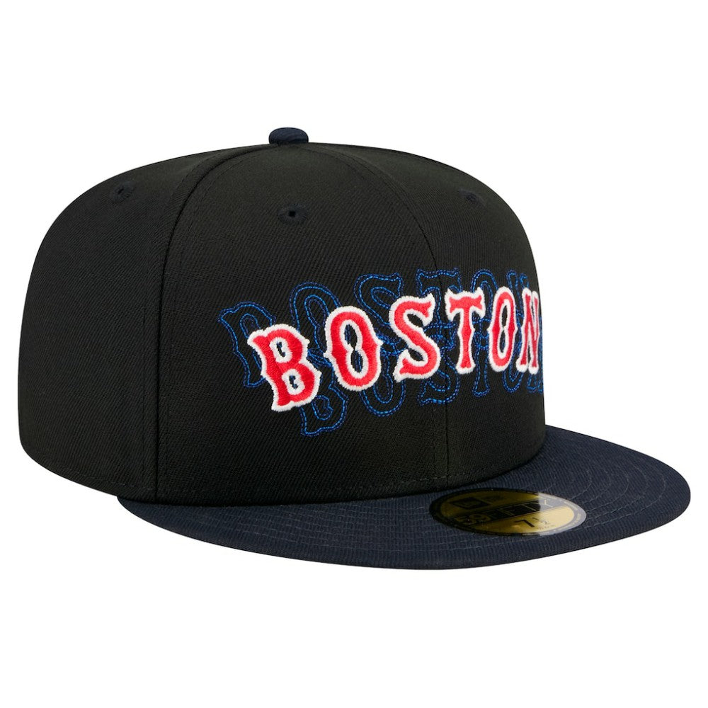 Boston Red Sox New Era Shadow Stitch 59FIFTY Fitted Hat for sale