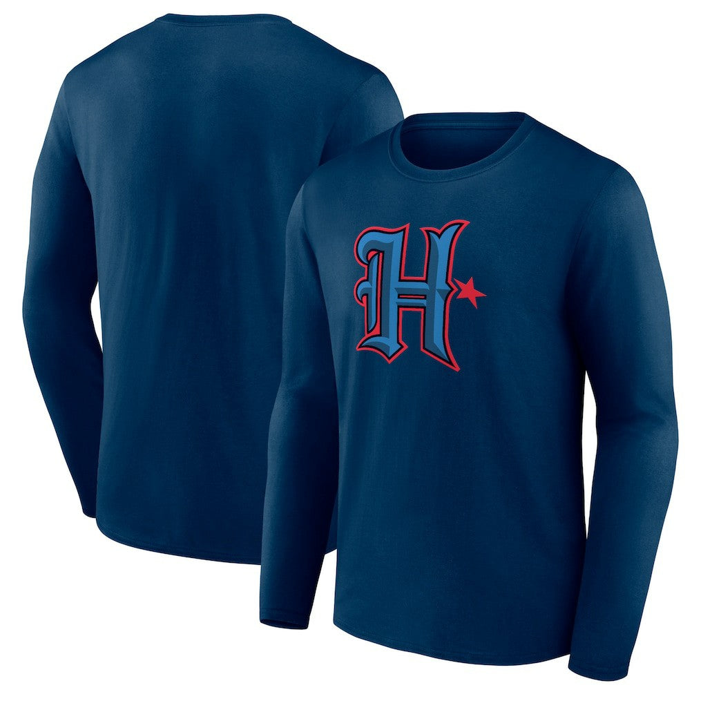 Houston Texans Secondary Logo Long Sleeve T-Shirt Navy - NFL
