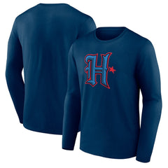 Houston Texans Secondary Logo Long Sleeve T-Shirt Navy - NFL