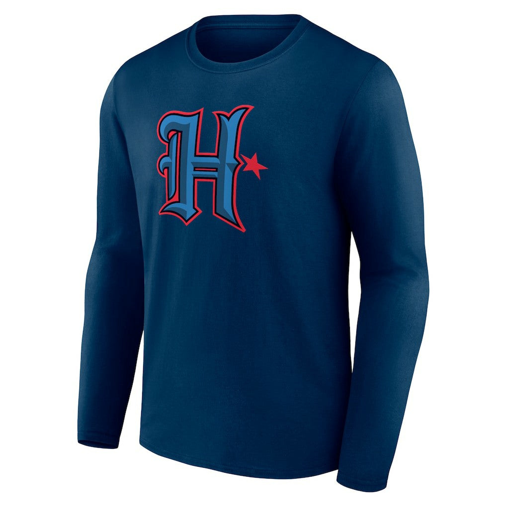 Houston Texans Secondary Logo Long Sleeve T-Shirt Navy - NFL