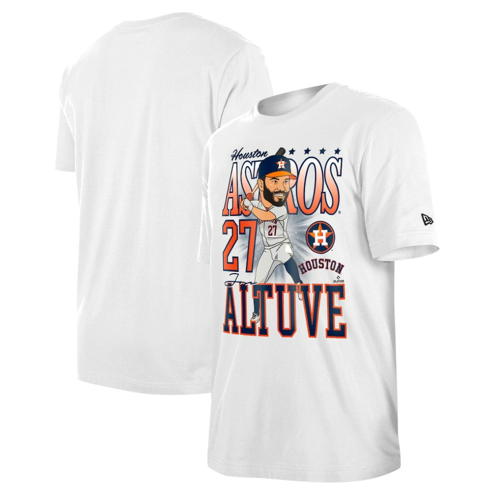 Jose Altuve Houston Astros New Era Caricature T-Shirt discount