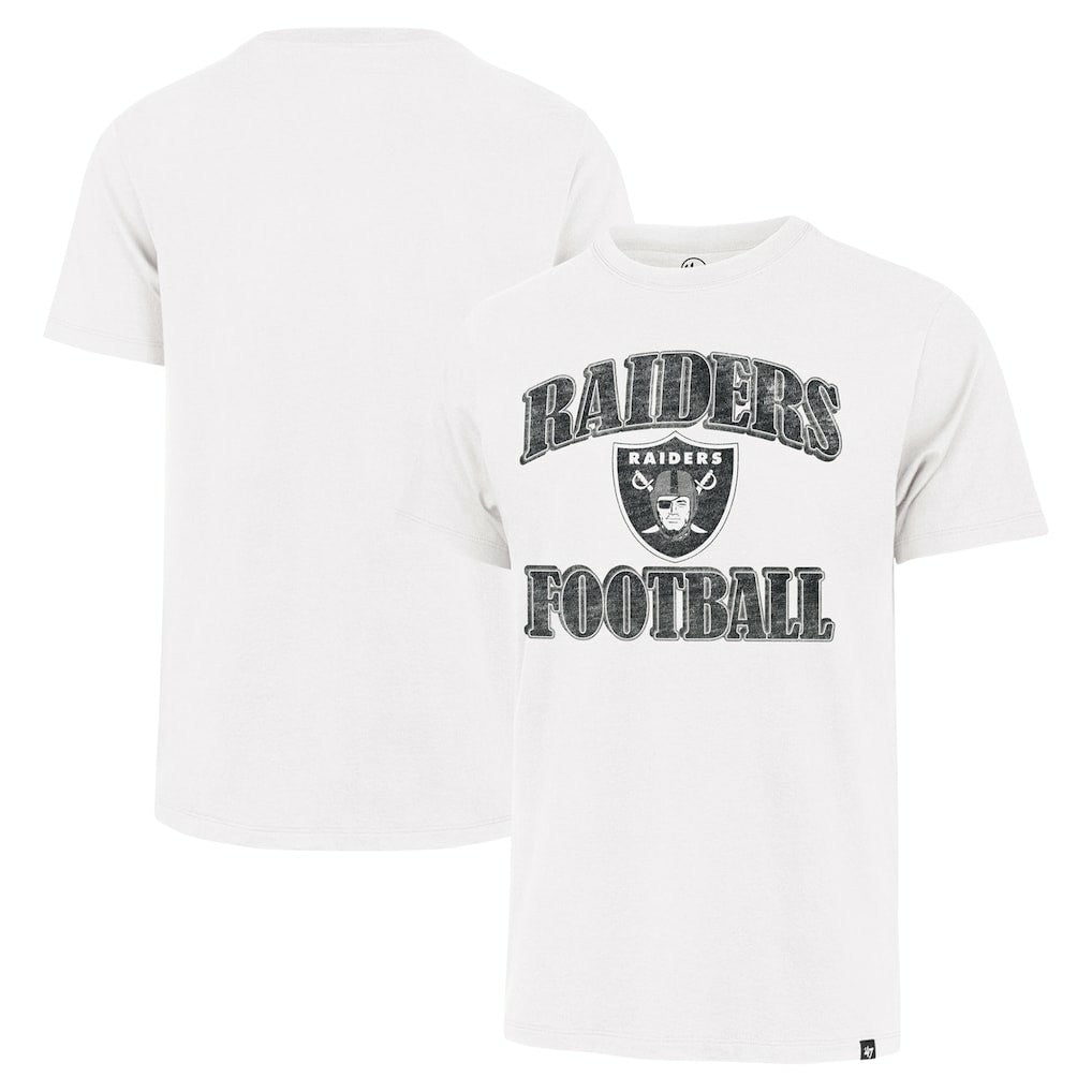 Las Vegas Raiders '47 Overrun Franklin T-Shirt White - 47 brand