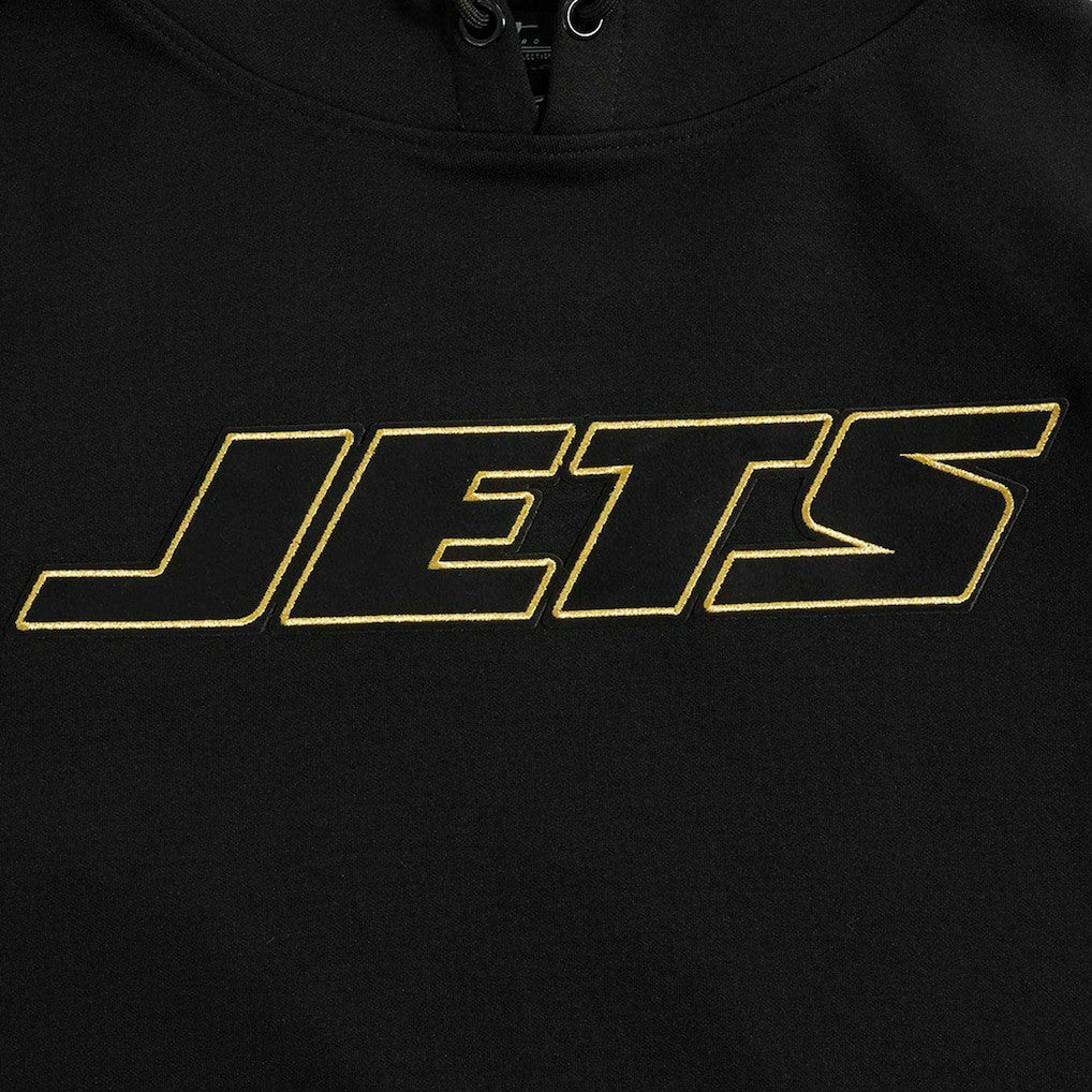 New York Jets Pro Standard Classic Chenille Pullover Hoodie Black - NFL