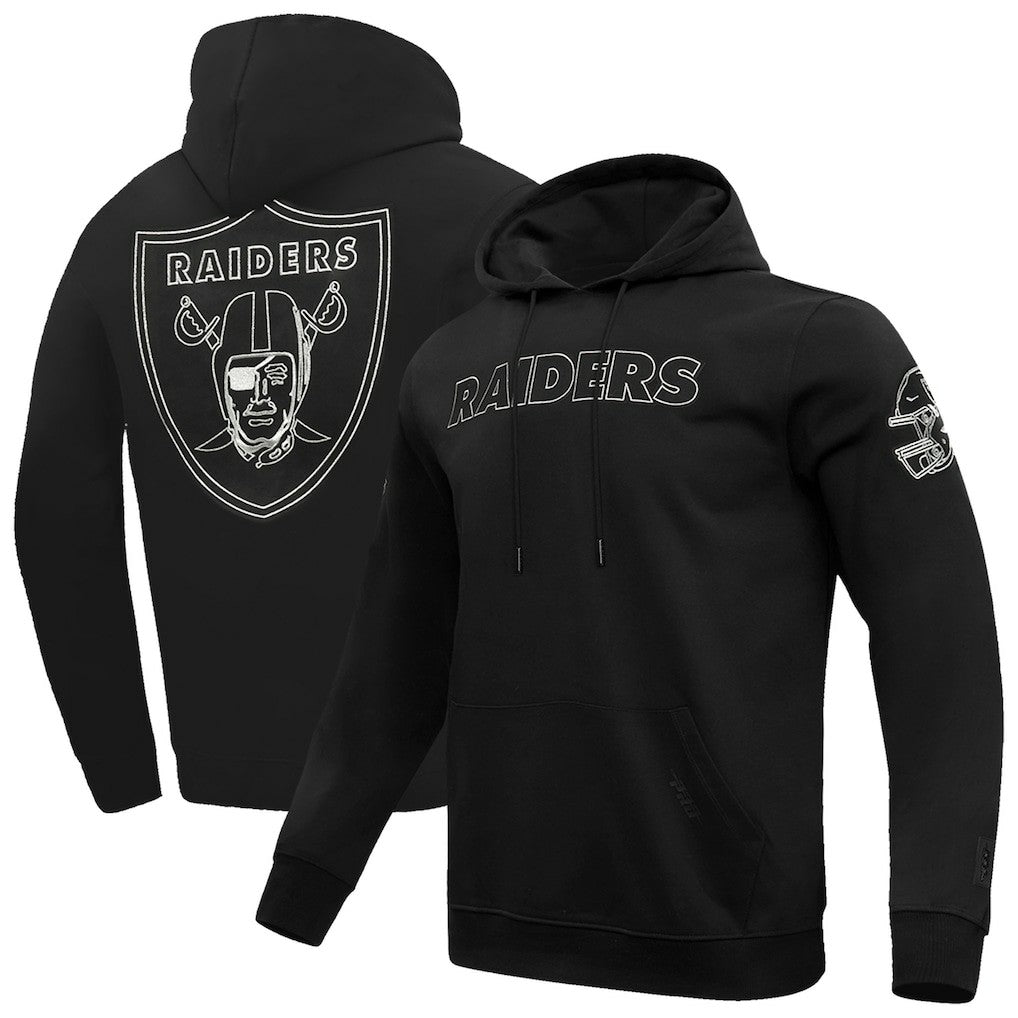 Las Vegas Raiders Pro Standard Classic Chenille Pullover Hoodie Black - NFL