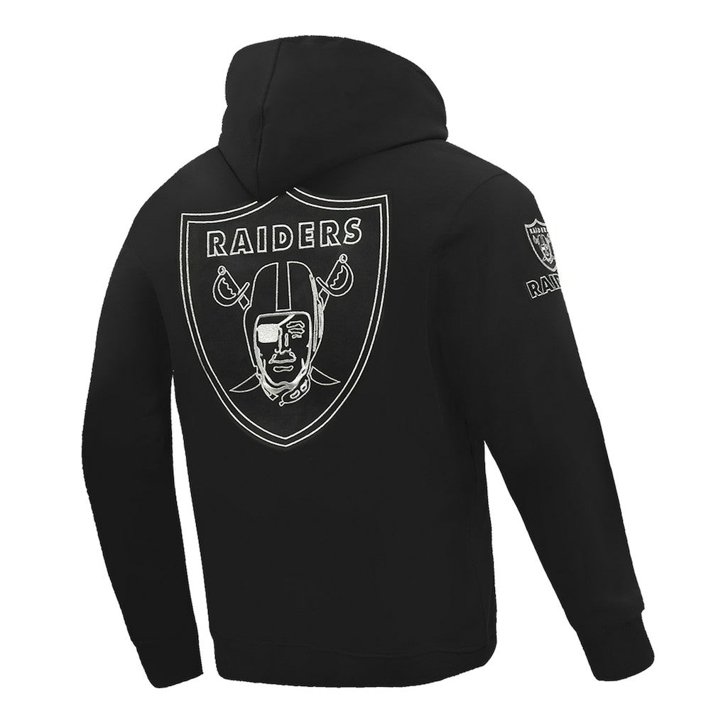 Las Vegas Raiders Pro Standard Classic Chenille Pullover Hoodie Black - NFL