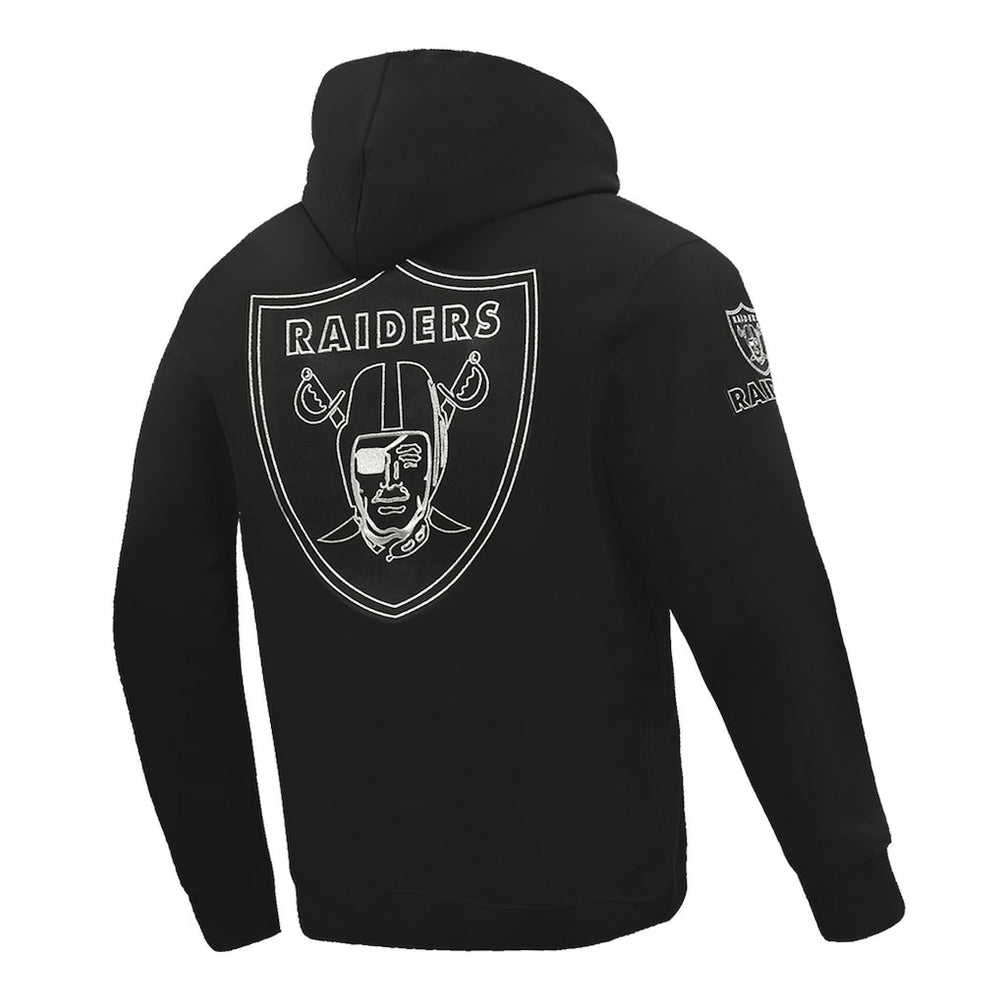 Las Vegas Raiders Pro Standard Classic Chenille Pullover Hoodie Black - NFL