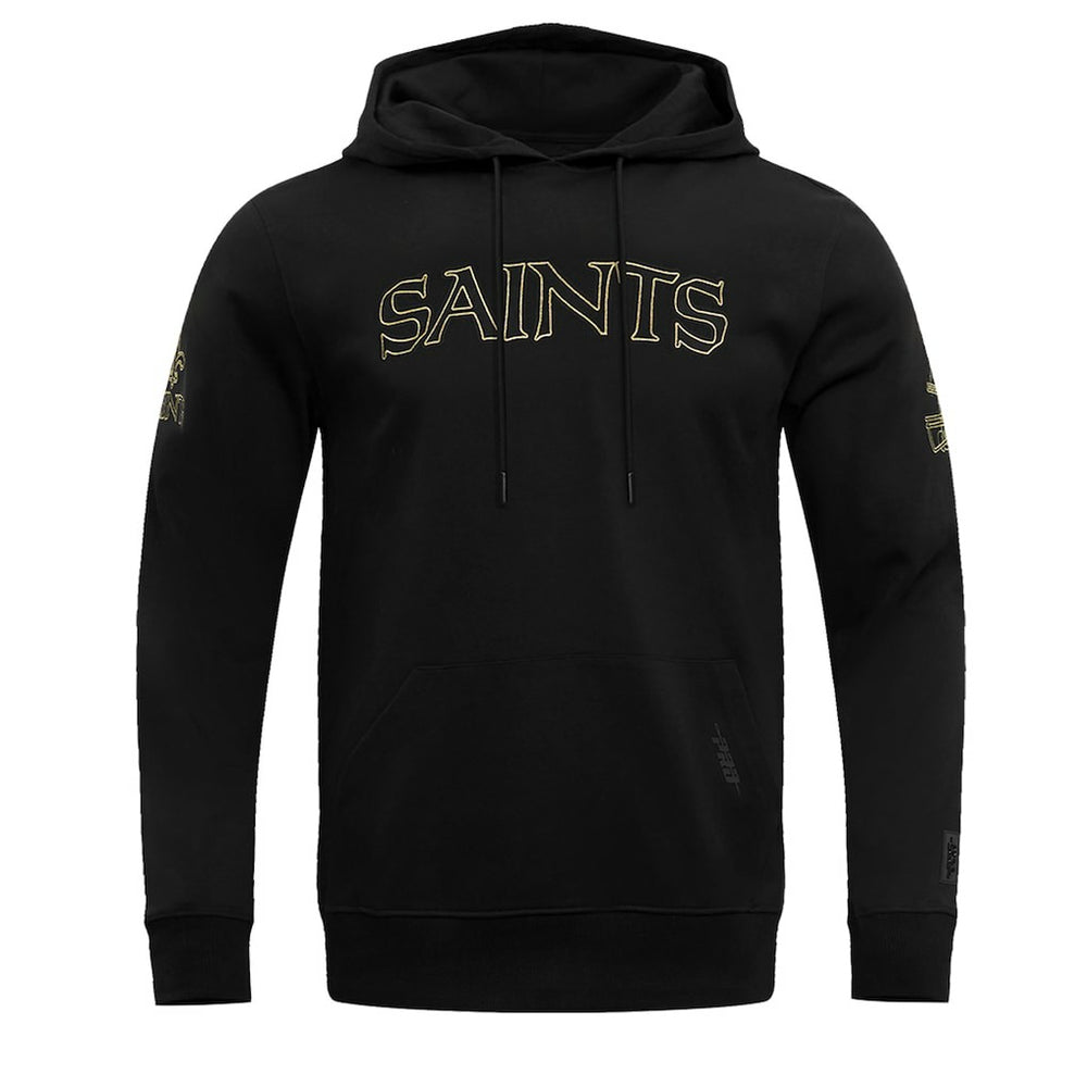 New Orleans Saints Pro Standard Classic Chenille Pullover Hoodie Black - NFL