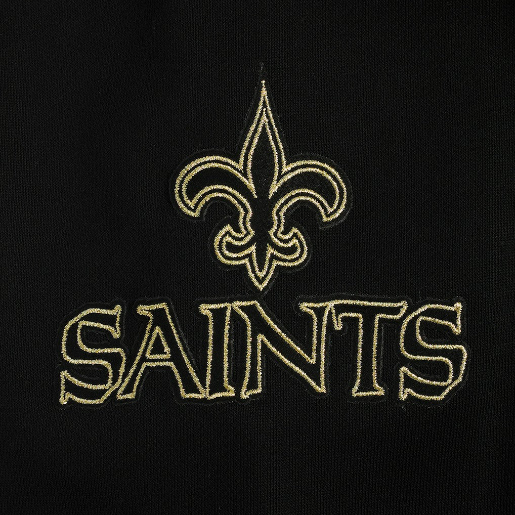 New Orleans Saints Pro Standard Classic Chenille Pullover Hoodie Black - NFL