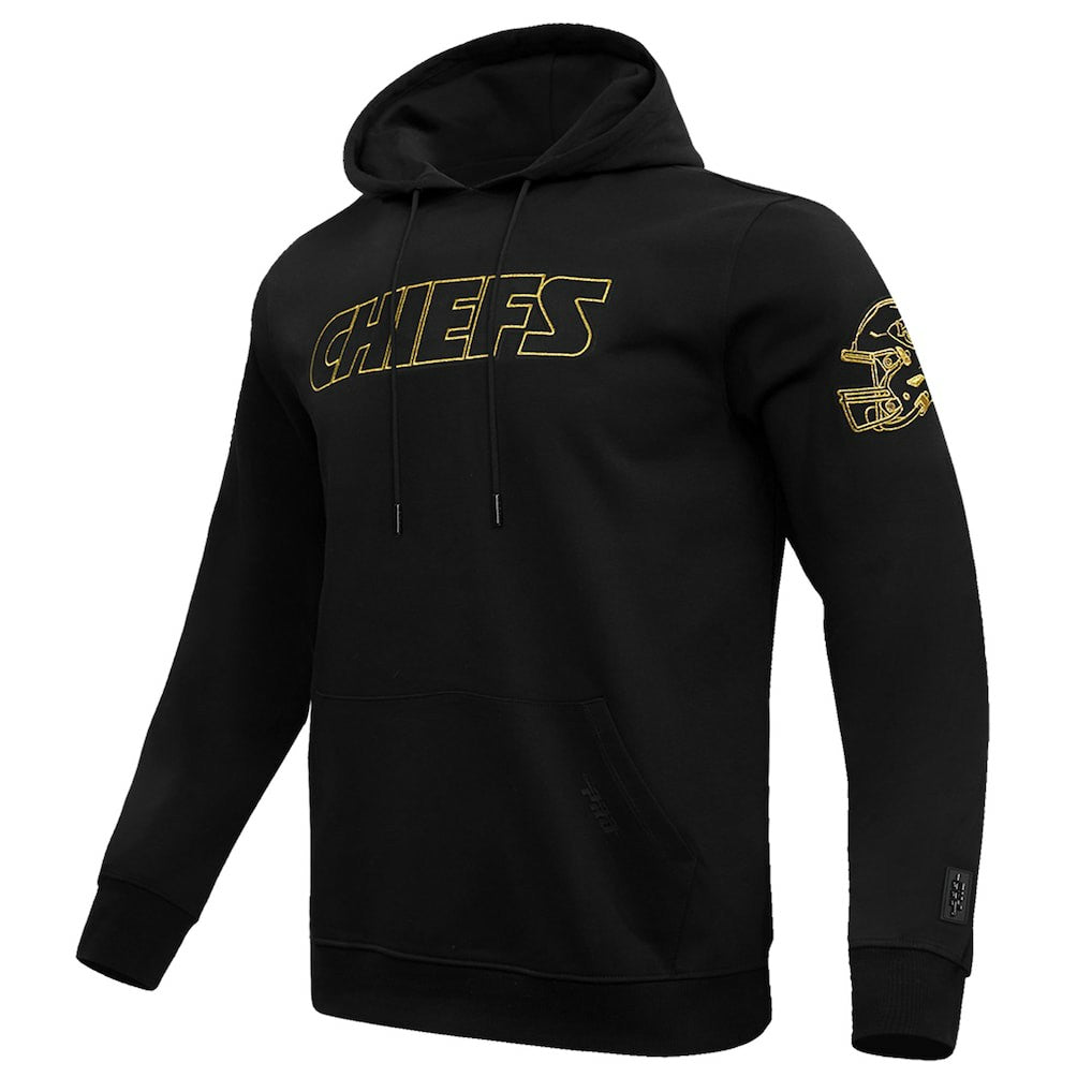 Kansas City Chiefs Pro Standard Classic Chenille Pullover Hoodie Black - NFL