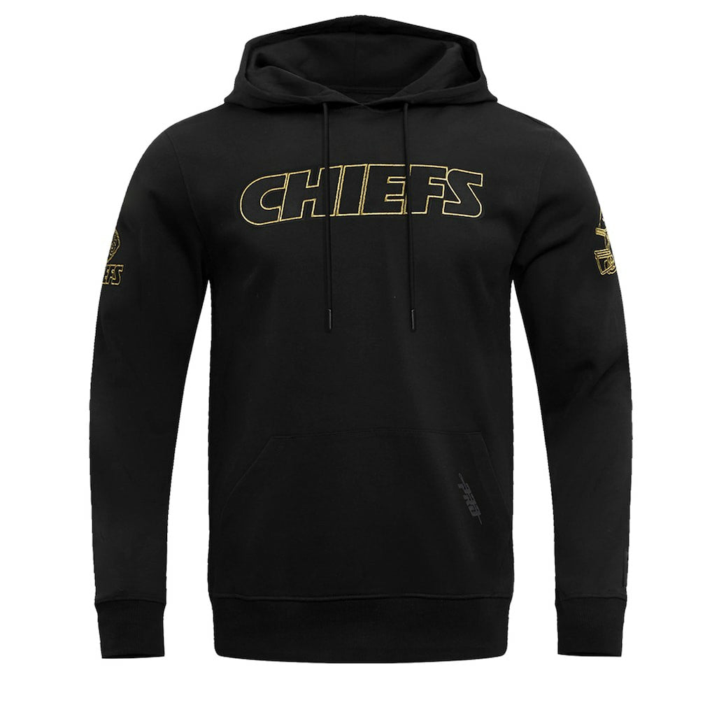 Kansas City Chiefs Pro Standard Classic Chenille Pullover Hoodie Black - NFL