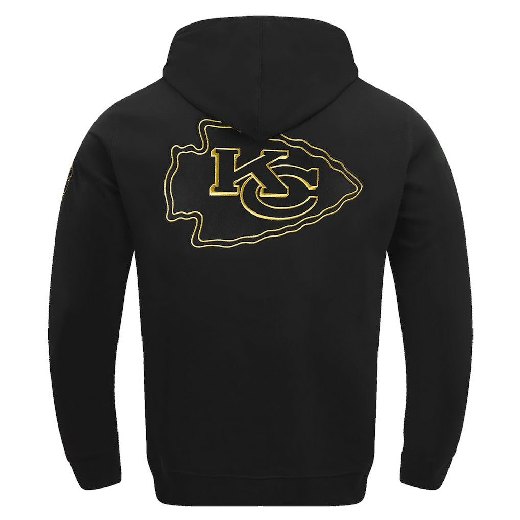 Kansas City Chiefs Pro Standard Classic Chenille Pullover Hoodie Black - NFL