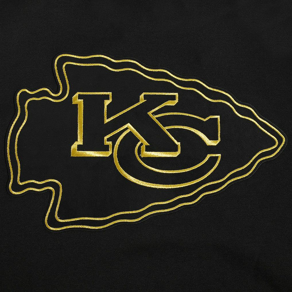 Kansas City Chiefs Pro Standard Classic Chenille Pullover Hoodie Black - NFL
