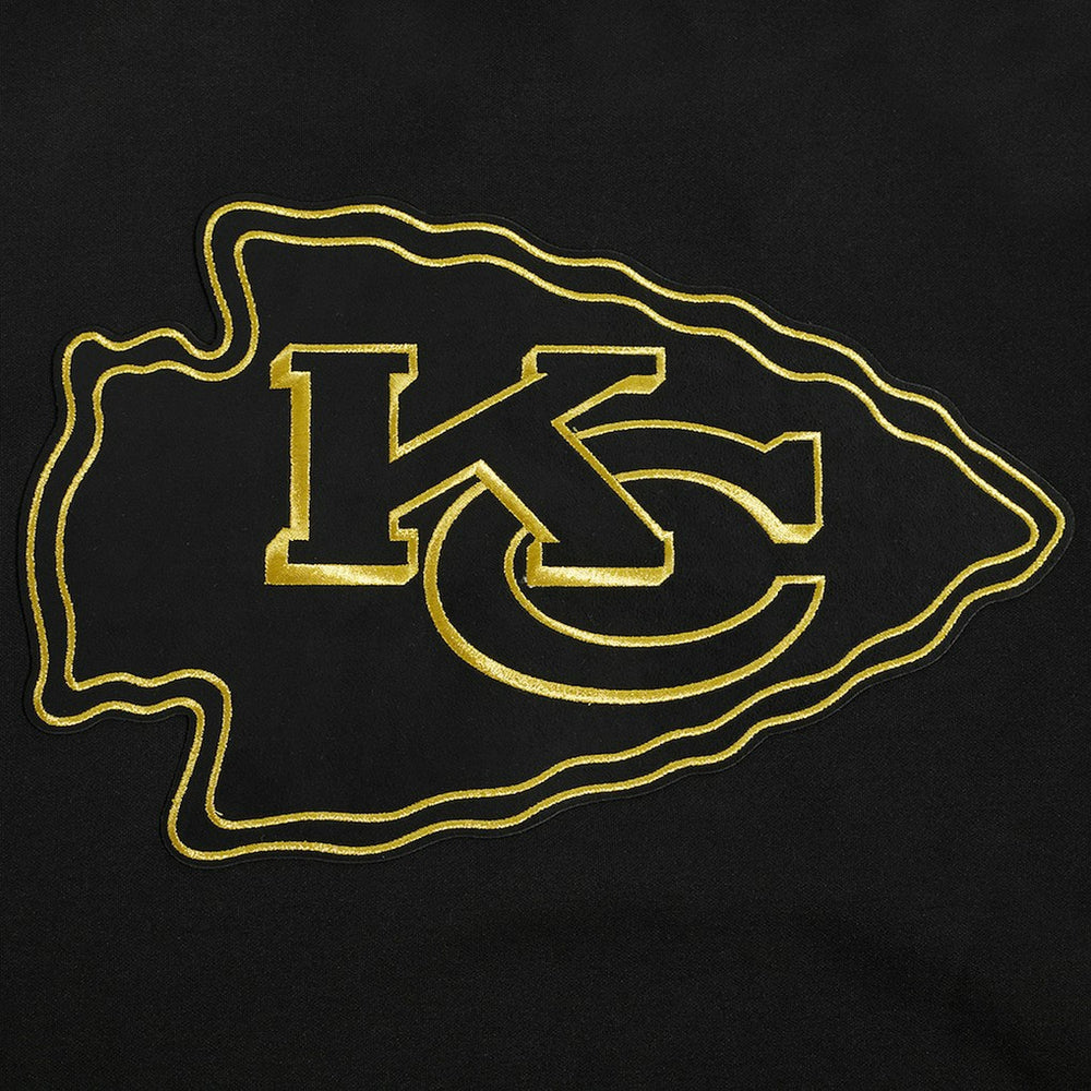 Kansas City Chiefs Pro Standard Classic Chenille Pullover Hoodie Black - NFL