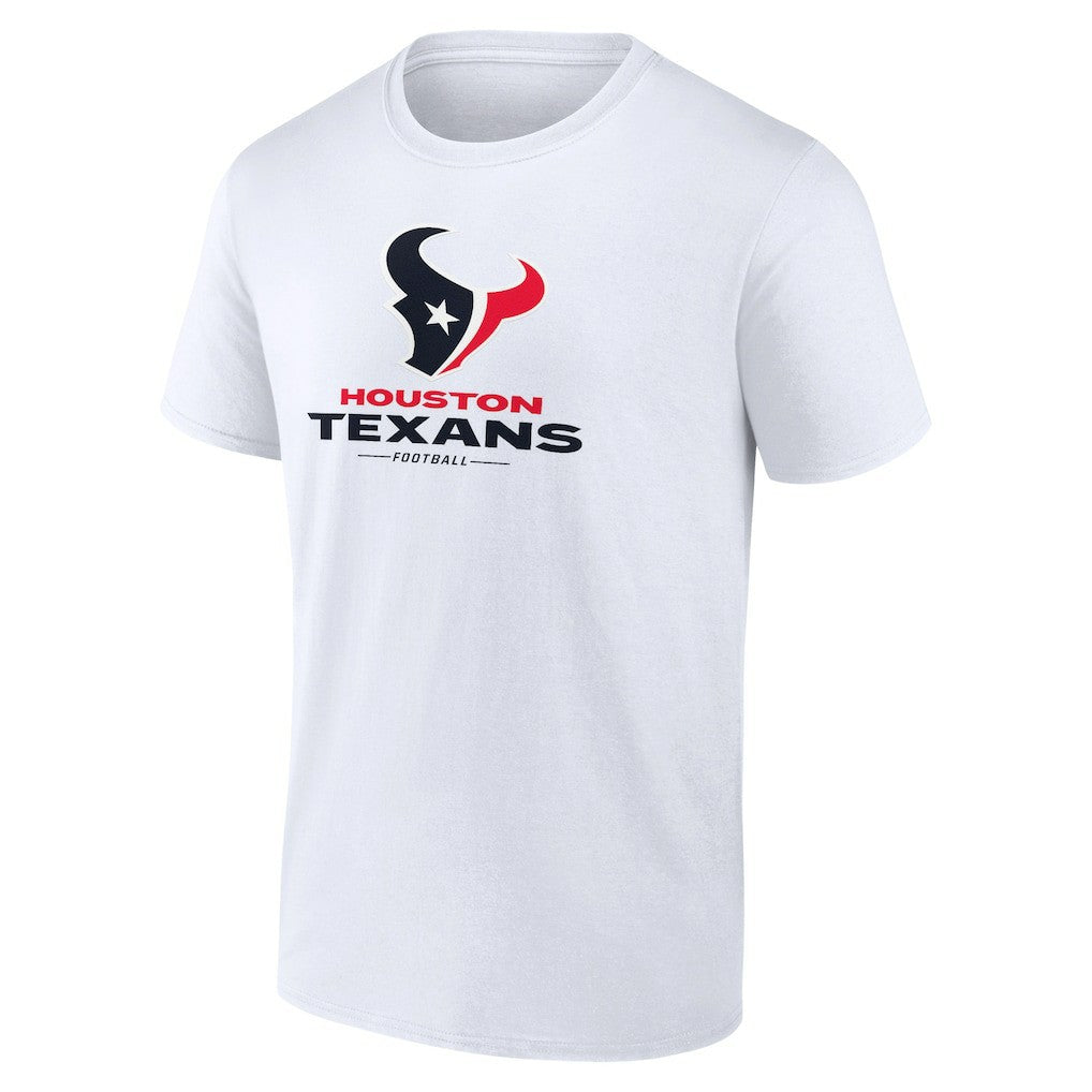 Houston Texans Team Lockup T-Shirt White - NFL