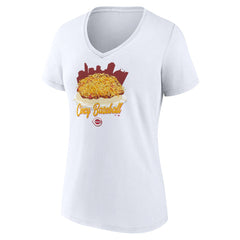 Cincinnati Reds Women's Chili V-Neck T-Shirt Lifestyle