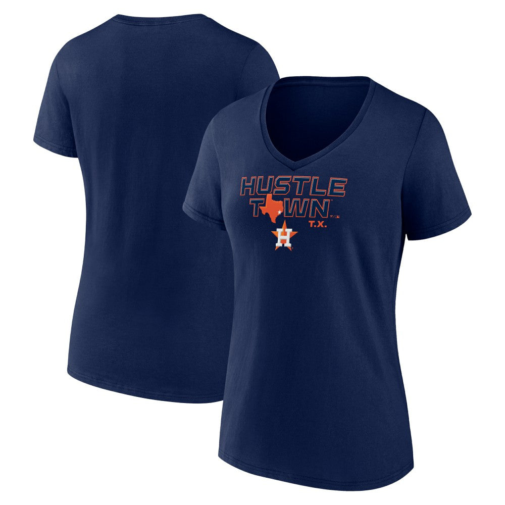 Houston Astros Women's Hustle Town V-Neck T-Shirt for sale