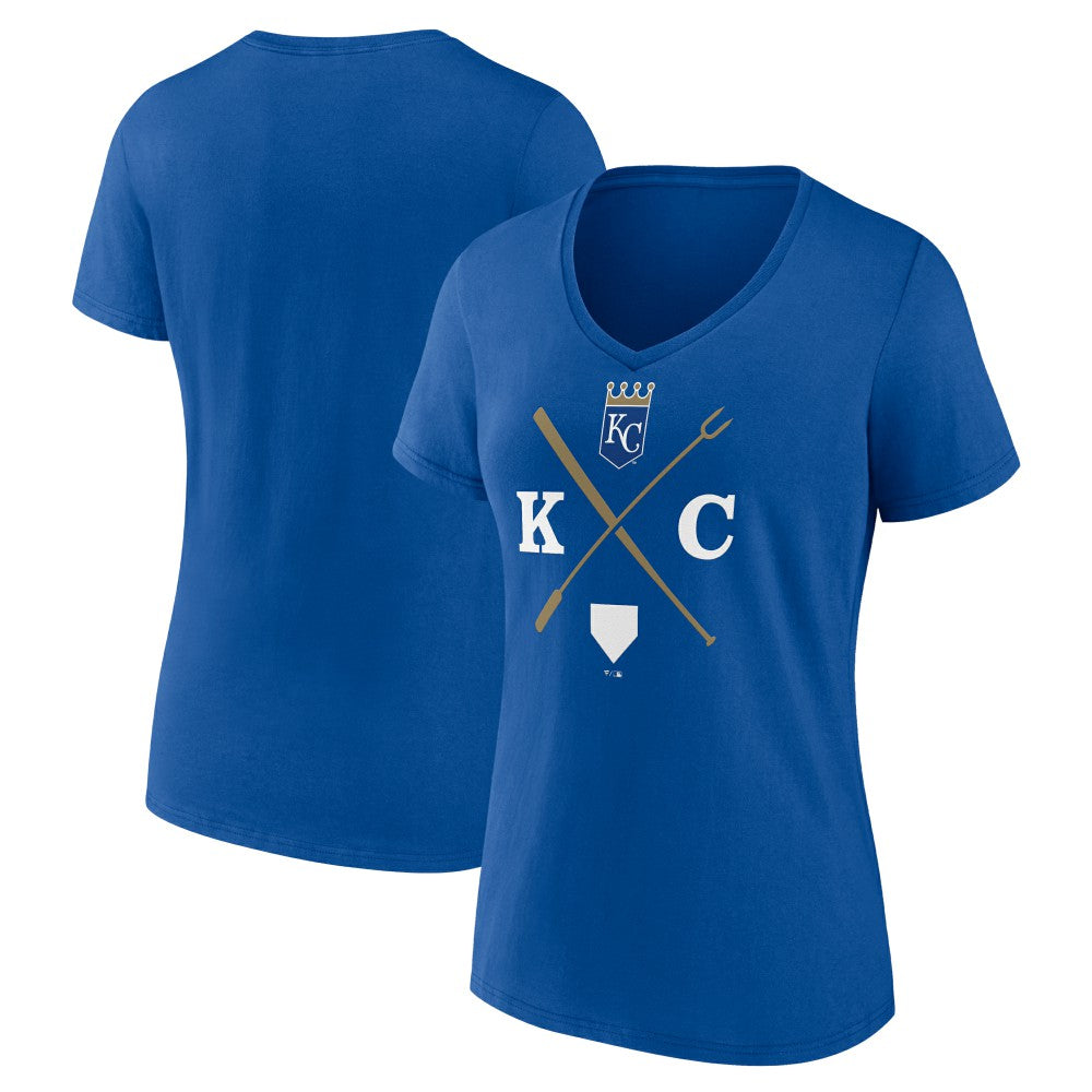 Kansas City Royals Women's KC Local V-Neck T-Shirt Lifestyle