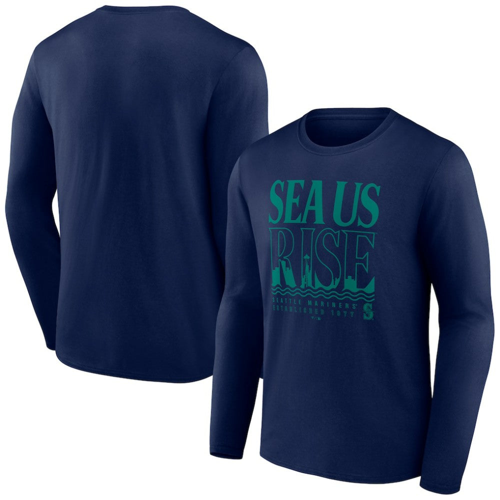 Seattle Mariners Sea Us Rise Long Sleeve T-Shirt for sale