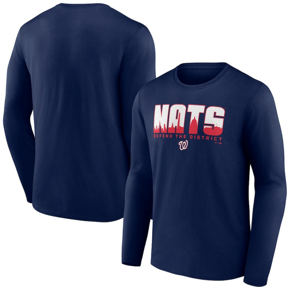 Washington Nationals Defend the District Long Sleeve T-Shirt Clearance